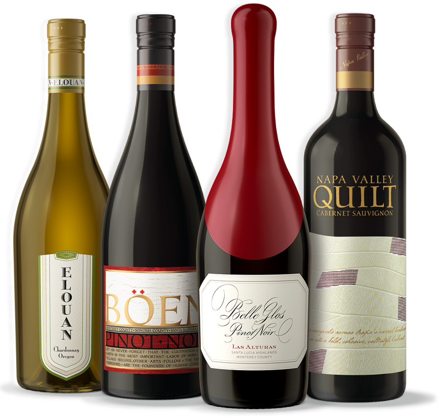 Picture of Elouan, Böen, Belle Glos and Quilt wines